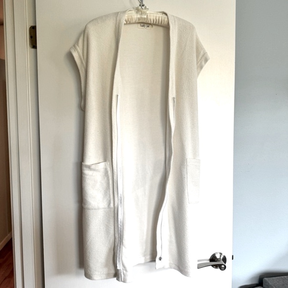 NWOT! Coco Terry Beach Coverup Dress summer robe capsule wardrobe L XL flaws - Picture 4 of 16